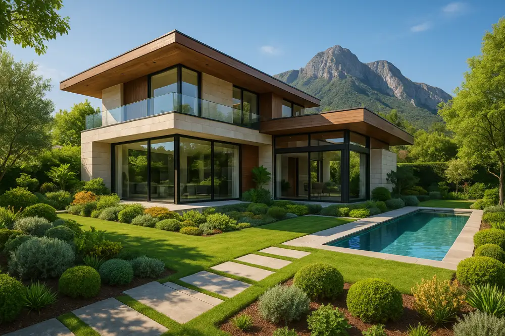 طراحی ویلا باغ